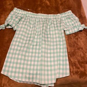 Off the shoulder blouse